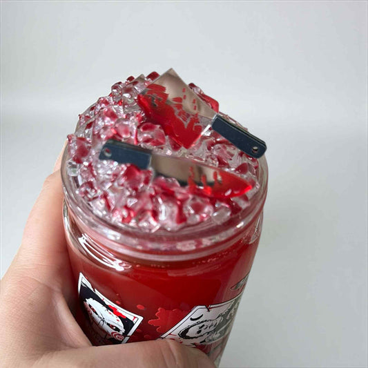 Blood Drip Horror Icons Acrylic Tumbler