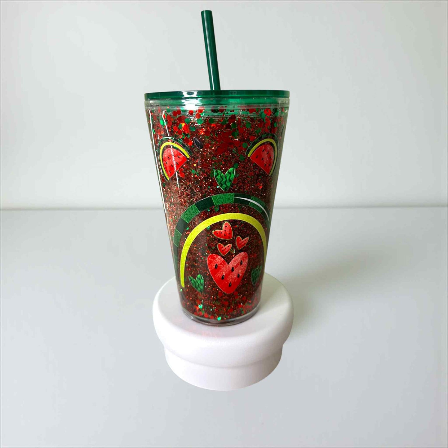 Watermelon Rainbow Acrylic Tumbler